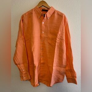 Alan Flusser Men's Vibrant Orange Casual XL $10 When Added to a Bundle of 3